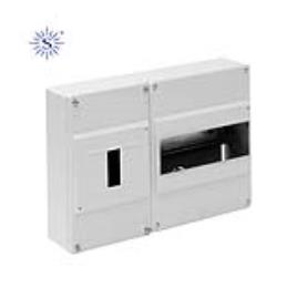 CAIXA PARA DISTRIBUÇÃO 1ICP+5 ELEMENTOS BRANCO 120X140X58MM 