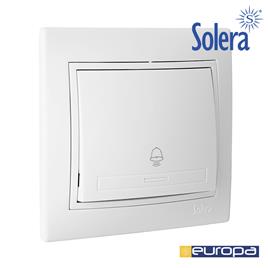 BOTÃO CAMPAINHA 10A 250V MECANISMO COMPLETO SOLERA