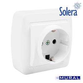BASE BIPOLAR CON T/T LATERAL 74X72X42MM S. MURAL SOLERA