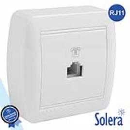 Tomada Telefone Rj11 Parede Solera
