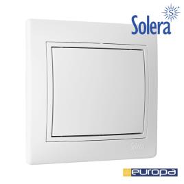 TAMPA CEGA DE EMBUTIR BRANCO 83X81X10MM MECANISMO COMPLETO S.EUROPA 