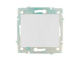 TAMPA CEGA DE EMBUTIR BRANCO 83X81MM S.EUROPA 