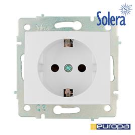 BASE BIPOLAR COM T/T LATERAL 16A 250V COM OBTURADOR S.EUROPA 