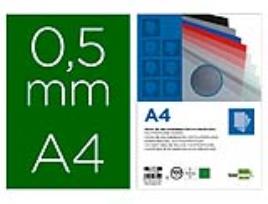 Tapa Encadernação Polipropileno A4 0.5mm Verde Opaco (100 Unidades)