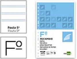 Recarga Folio 100 F 16Tf-03 2 Linhas Pauta Estreita 16 Furos