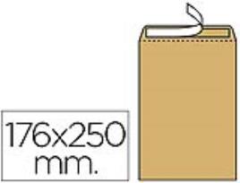Envelope Bolsa B5 176 X 250mm Kraft (500 Unidades)