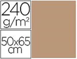 Cartolina 50X65 cm 240G/M2 Sepia Embalagem de 25 Folhas