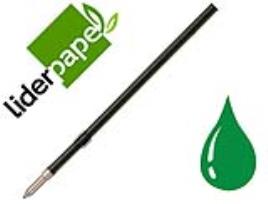 Recarga Esferografica Gummy Touch Retratil 1,0 mm Tinta Verde Embalagem 10 Unidades