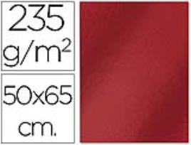 Cartolina Metalizada 50X65 cm, 235 Gr Vermelha