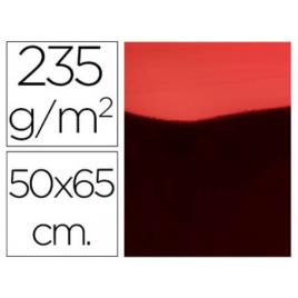 Cartolina Metalizada 50X65cm 235Grs Vermelho 10 Unidades