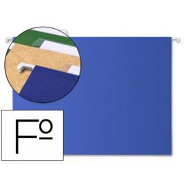 Pasta de Suspensão 36,5x24x35cm 250gr cor Azul com Visor Superior