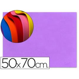 Folha Borracha Eva (esponja) 50X70cm 1,5mm cor Lilas 10 Unidades