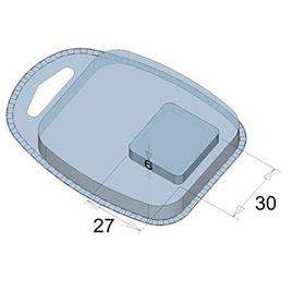 BLISTER VIRT F/FUSE 30X27X6MM