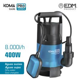 BOMBA 400W AGUA SUJA KOMA TOOLS