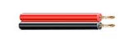 CABO PARALELO VERMELHO E PRETO 2X0,75MM ÁUDIO EURO/MTS (BOBINA PEQUENA Ø180x60mm)