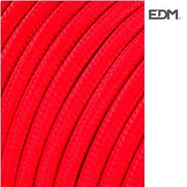 CABO TRANÇADO TUBULAR 2X0,75MM C62 VERMELHO 25MTS EURO/MTS