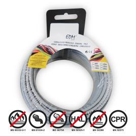 ROLO DE CABO FLEXÍVEL 1,5MM CINZENTO 5MTS LIVRE DE HALOGÉNEOS