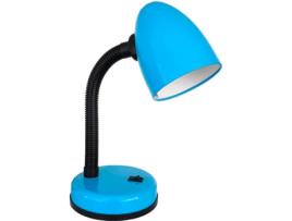 CANDEEIRO DE MESA MODELO AMSTERDAM E27 60W AZUL  220/240V 50HZ MEDIDAS: 31X1CM