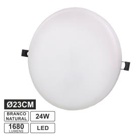 DOWNLIGHT LED SUPERFICIE/ENCASTRAR 24W 1680Lm 4000K LUZ DIA ENCASTRE REGULÁVEL 