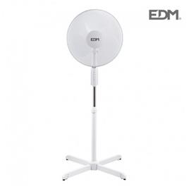 VENTOINHA DE PÉ BRANCO 50W Ø ASPAS 40 cm ALTURA REGULÁVEL 110-130 cm 