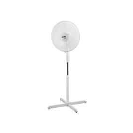 VENTOINHA DE PÉ BRANCO 50W Ø ASPAS 40 cm ALTURA REGULÁVEL 110-130 cm 