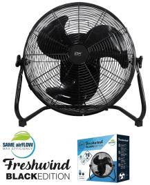 Ventoinha Industrial de Chão 3 Vel. 70W (Ø45 cm) Preto - 