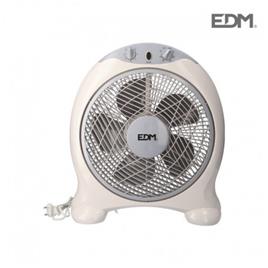 VENTOINHA BOX FAN BRANCO/CINZENTO 45W  Ø ASPAS 30,5 cm 