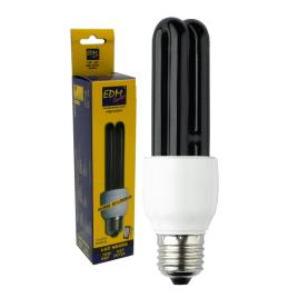 Lâmpada E27 15w 230v Eco 2u Luz Negra