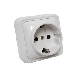 Tomada Eléctrica De Parede Com Terra