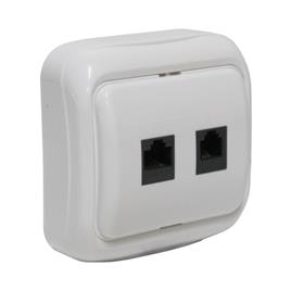 Tomada Telefone/Adsl De Parede Serie 