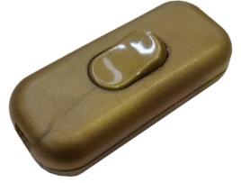 INTERRUPTOR UNIPOLAR 2A MONTADO OURO