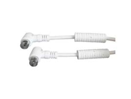 PROLONGADOR TV/VIDEO CURVO COM FILTRO 9,5MM 1,5M EMB. BRANCO