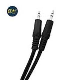 CONEXÃO AUDIO JACK 3,5MM STEREO MACHO A JACK 3,5MM STEREO MACHO 1,5M