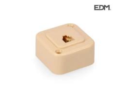 TOMADA DE TELEFONE SUPERFICIE SAIDA FRONTAL RETRACTILADO 