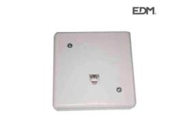 TOMADA DE TELEFONE GRANDE SAIDA FRONTAL 