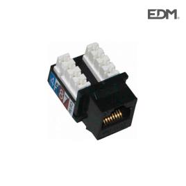 TOMADA RJ45 90º CAT 6E UTP