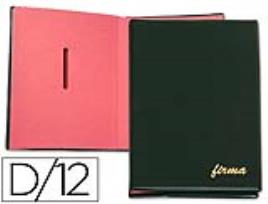 Porta Assinaturas  0874 Preto -12 Departamentos