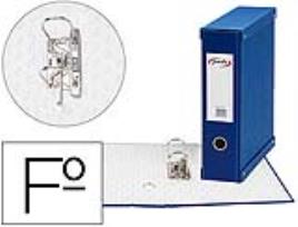 Módulo Pardo 1 Pasta de Arquivo de Alavanca Folio 2 Aneis 70 mm Azul 350X100X290 mm