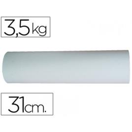 Papel branco em bobine 31cm 3.5kg