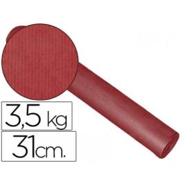 Papel Fantasia kraft Liso 31cm x200mts Rolo 3.5kg Bordeaux