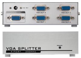Splitter VGA 4 Portas c/ Alimentação - 