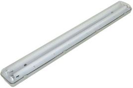 Armadura Estanque p/ 2x Lampadas Tubulares LED T8 1,20 mts