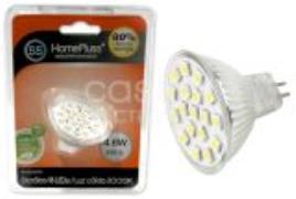 Lampada LED 12V MR16 4,6W Branco Q. 3000K 320Lm