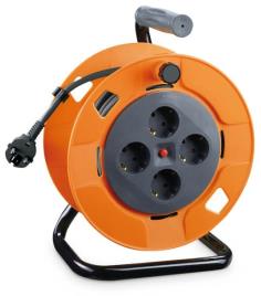 Extensão 4 Tomadas c/ Enrolador (3x 1,5 mm2) - 25 mts