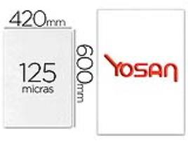 Bolsa de Plastificar Yosan Brilho 420 X 600 mm 125 Microns Din A2 (100 Unidades)