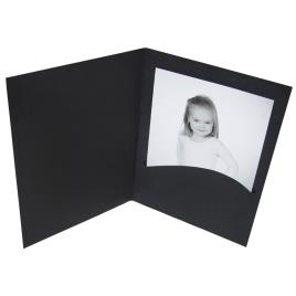 100 Portrait Folders Profi-line 13x18 Cm One Size Black