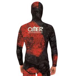 Omer Jaqueta De Caça Submarina Red Stone 7 Milímetros 3 Red / Black