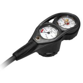 Apeks Press Gauge+depth Gauge Console+compass One Size Black