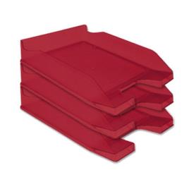 Tabuleiros de secretária plásticos (varias cores) Cores: Vermelho