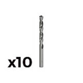 PACK 10 BROCA CILIND. AÇO RAPIDO DE 5.00MM M05